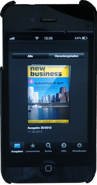 'new business' gibt's jetzt auch als App -