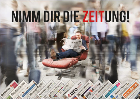 Axel Springer Vertriebsservice startet Gattungskampagne für Zeitung -