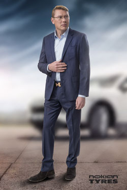 Nokian Tyres engagiert Ex-Formel 1-Pilot Mika Häkkinen - Mika Häkkinen wirbt für finnischen Reifenhersteller (Foto: Nokian Tyres)