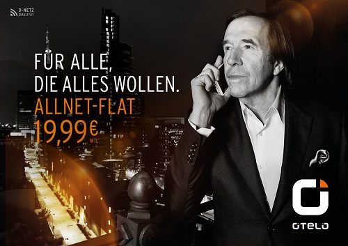 Scholz & Friends launcht Erstlingswerk für otelo - Günter Netzer wirbt auch im neuen otelo-Werbeaufschlag aus der Scholz & Friends-Feder (Foto: Scholz & Friends)