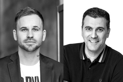Proximity Worldwide: Düsseldorfer Agentur mit zwei neuen Kreativ-GFs - v.l.: Oliver Heinrich und Jorge Teixeira (Foto: BBDO)