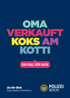 Die Hirschen kreieren knallbunte Recruiting-Kampagne für die Berliner Polizei - (Bild: Zum Goldenen Hirschen)