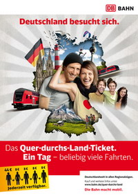 Serviceplan gestaltet Kampagne für das Quer-durchs-Land-Ticket -