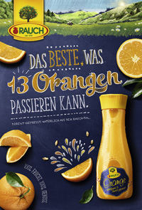 Getränkehersteller Rauch lässt Etat von Wensauer & Partner zu Kolle Rebbe wandern - Kolle Rebbes erste Arbeit für Rauch (Bild: Kolle Rebbe)