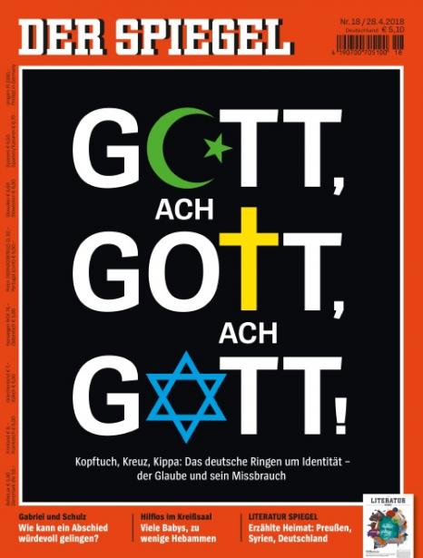 Gewinner-Cover 'Der Spiegel' mit dem Typo-Titel "Gott, ach Gott, ach Gott!" (Foto: Spiegel-Verlag)