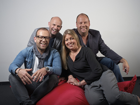 Über 20 Prozent mehr Umsatz für Stagg & Friends - Management-Team von Stagg & Friends (v.l. hinten) Göran Göhring und Tim Cremer sowie (v.l. vorn) Adone Kheirallah und Tanja Habbe (Foto: Stagg & Friends)