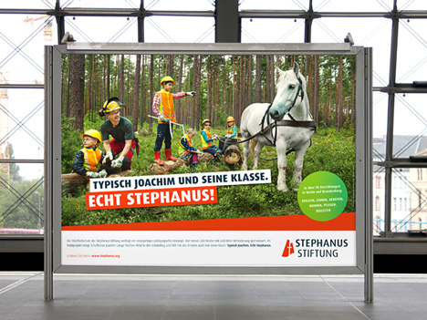 kakoii launcht Imagekampagne für die Stephanus Stiftung - Die von kakoii entwickelte Imagekampagne der Stephanus Stiftung läuft seit Juli in Berlin und Brandenburg (Foto: kakoii)