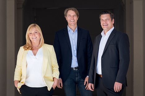 Das Thaltegos-Team um das Management Dr. Annette Klett-Steinbauer, Dr. Michael Wolff und Florian Klett (v.l.) arbeitet wieder mit der BMW Group zusammen - Foto: Thaltegos