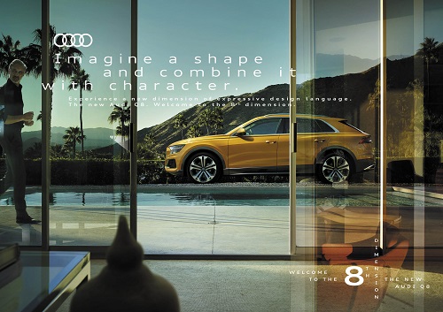 Audi und thjnk erforschen mit der internationalen Q8-Kampagne die 8. Dimension - Audi und thjnk nehmen Zuschauer des Audi Q8-Werbefilms mit auf die Reise in die 8. Dimension (Foto: thjnk)