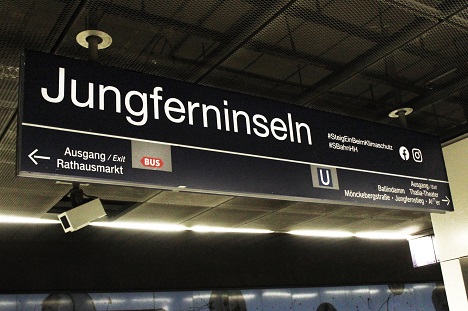 thjnk macht fr die S-Bahn Hamburg den Jungfernstieg zu den Jungferninseln (Foto: S-Bahn Hamburg)