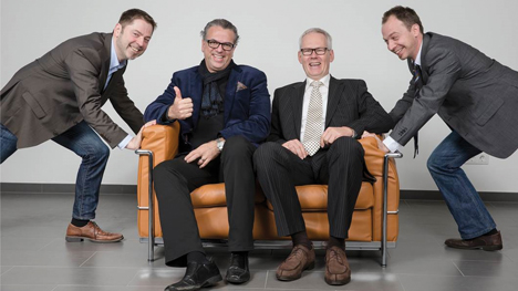 Management der UnityRealtimeGroup (v.l.): Stefan Klink, Jamal Khan, Christian Arend und Tobias Gramm