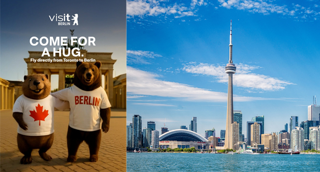 Römer Wildberger kreiert Kanada-Kampagne für visitBerlin - Die Kampagne soll mehr Kanadier:innen für eine Reise nach Berlin begeistern und gleichzeitig die neue Direktverbindung zwischen Berlin und Toronto gewerben – Fotos: visitBerlin, anderm-AdobeStock