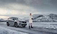 Fußball-Star Zlatan Ibrahimovic wirbt für Volvo -