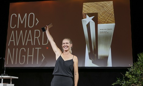 Antje von Dewitz, Geschftsfhrerin von VAUDE, erhlt die Auszeichnung CMO of the Year 2021 - Foto: Serviceplan