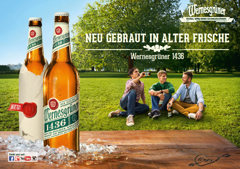 Wernesgrner bewirbt neues Bier mit Saint Elmo's, Hamburg (Foto:Saint Elmo's) 