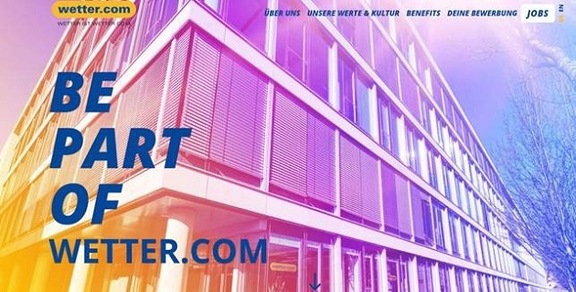 wetter.com Karriere-Website im neuen Look - Index verpasste der wetter.com Karriere-Website ein neues Look & Feel – Foto: index