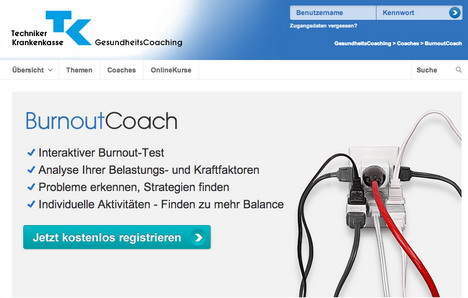 xx-well.com launcht Burnout-Ratgeber für die TK -