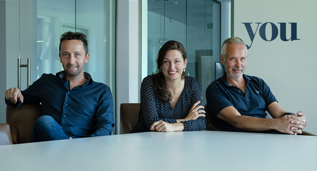 You gewinnt Lead-Etat von Knaus - Das You-Geschäftsführungs-Trio (v.l.) Frank Bannöhr, Insa Maehl und Michael Schipper punktete bei Knaus mit einem kreativen Konzept und strategischen Ansätzen - Foto: you