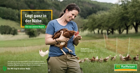ZG Raiffeisen-Gruppe startet 'Das Wir liegt in unserer Natur'-Kampagne - Dieses Motiv ist eines von fünf Motiven, das im Rahmen der neuen Kampagne der ZG Raiffeisen zum Einsatz kommt - Foto: d3