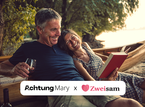 Online-Dating-Portal Zweisam geht mit Achtung! Mary auf Partnersuche - Achtung! Mary gewinnt im Pitch das Online-Dating-Portal Zweisam – Foto: Achtung! Mary